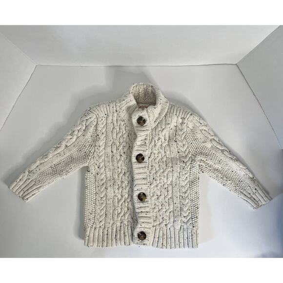 Toddler Cat & Jack Cozy Cable Knit Button Up Cardigan Sweater 18 Month - Picture 1 of 4